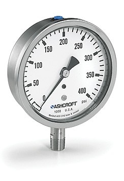 Ashcroft 2" Panel Mount Pressure Gauge 30 In.Hg VAC 