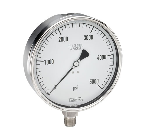 2 High Pressure Panel Mount Gauge