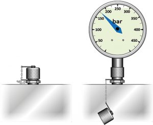 Webtec hydraulic system maintenance Figure 1. Pressure test point