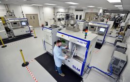 Moog's Additive Manufacturing Centers have been in operation for more than a decade, featuring 12 laser powder bed fusion (LPBF) metal machines and 10 machines for a range of plastic materials.