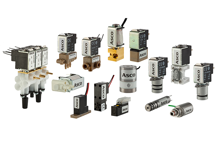 Emerson’s line of miniature fluidic control valves for medical devices. Technologies like these are in high demand as the world requires more ventilators and oxygen treatment devices to treat COVID-19.