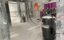 A tank-mounted regenerative dryer at a tire plant helped dry air down to at least a -40°F dew point. This helped the pulse valves clean the bags more effectively, and cycled 50% less often than before the dryer was installed.