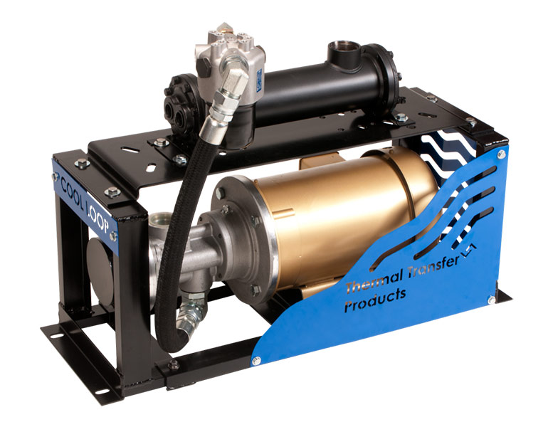 The COLW (Cool Loop, Water Cooled) series is an example of a heat exchanger using shell and tube (finned bundle) design. All images courtesy of API Heat Transfer