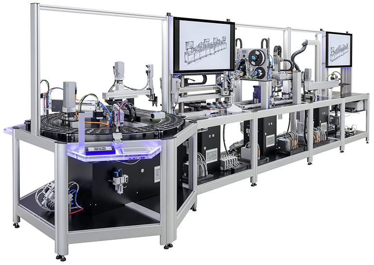 Festo will feature the Productivity Master at the Hannover Messe. This modular demonstration system combines pneumatic, mechanical and electric technologies, and it uses a cloud-based concept for remote process control and diagnostics. The automation platform provides an integrated and practical system that balances between mass production and individualization of a finished product.