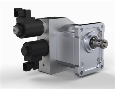 Concentric hydraulic fan motor