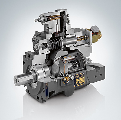 variable displacement axial piston pumps such as the v30d from hawe hydraulik are suitable for continuous operation in challenging marine applications. They adjust the geometric output volume from maximum to zero. as a result they vary the flow rate that is provided to the consumers. 