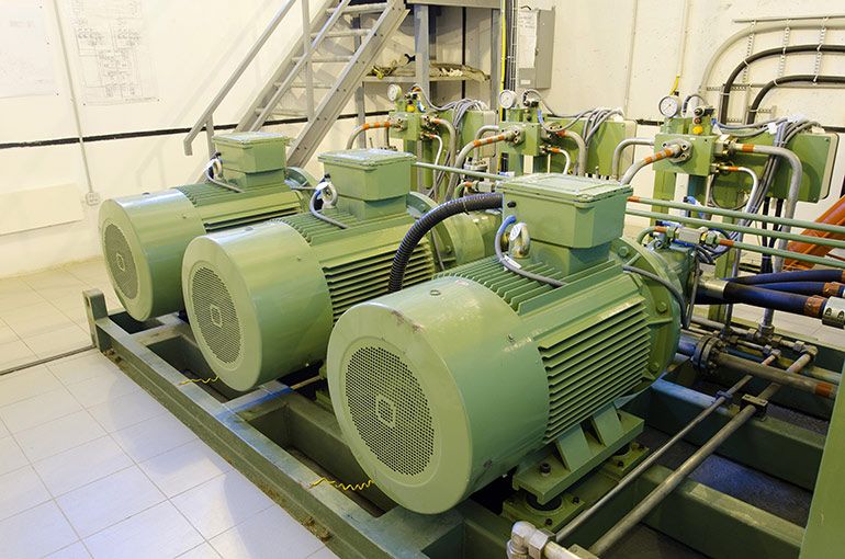 Hydraulic pumps and motors Courtesy of Adobe Stock