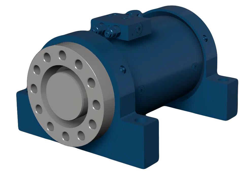 IC-Fluid IC30 rotary actuator with counterbalance valve