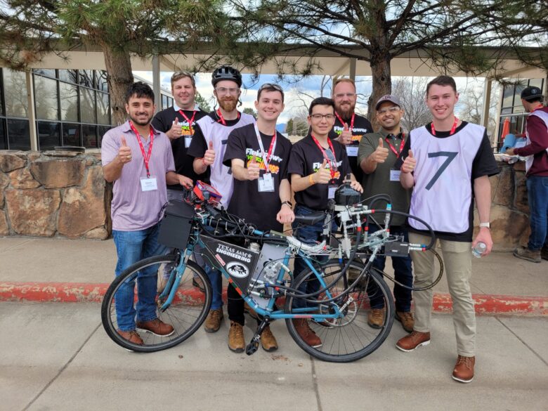 TAMU Fluid Power Club team photo at NFPA competition