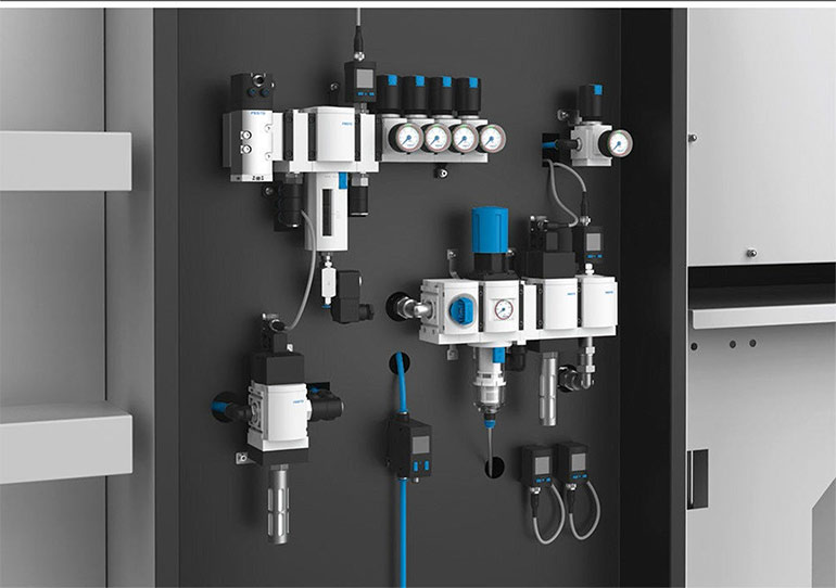 An example of a tamper proof pneumatic system All images courtesy of Festo