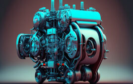 Here's a futuristic hydraulic system, generated by AI Image courtesy of Adobe Stock