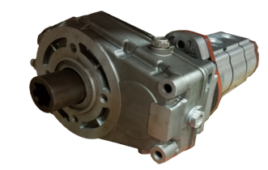 Samples of custom tandem-stacked gear pumps from Bailey International