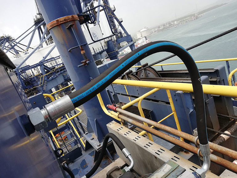 XonKen hose and the ZeroLeaks program are in operation at the Hutchison Port in Panama. | Courtesy of XonKen