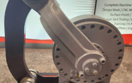 Open Loop Energy manufactures the HydroSnub, a retrofit hydraulic snubber used to control opening and closing of dipper doors on large bucket shovels used in mining.