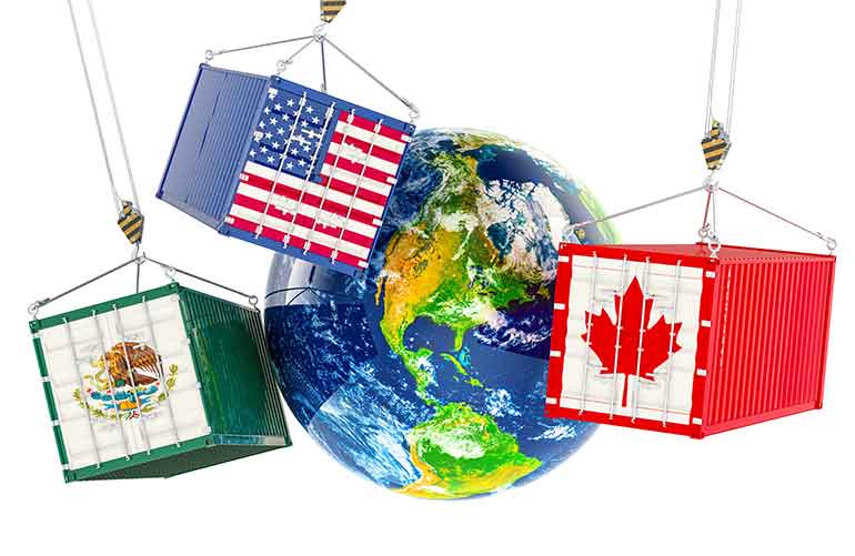 USA Canada Mexico tariff wars