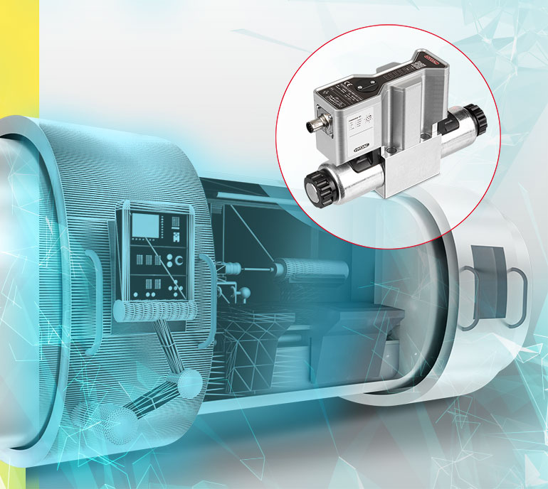 Intelligent valves from Hydac can be used in brake systems, machine tools, and paper and chipboard manufacture.