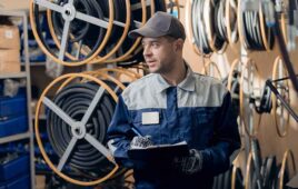 store hydraulic hose AdobeStock_792834633