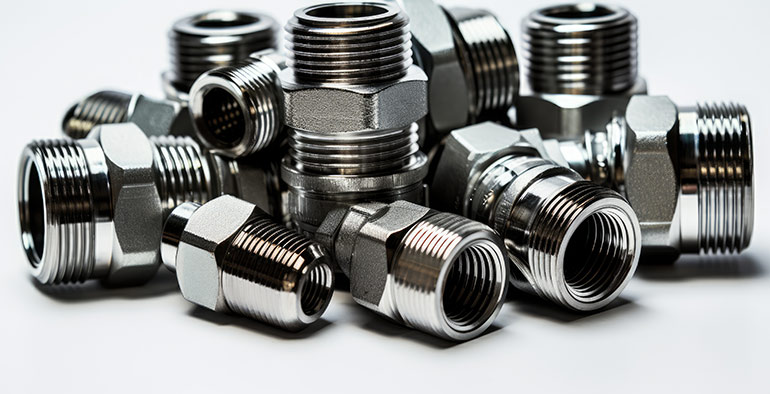 Stainless steel fittings AdobeStock_654624010