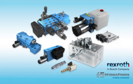 Bosch Rexroth and HydraForce will highlight their compact hydraulics technologies at CONEXPO/CON-AGG.