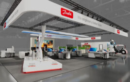 Danfoss's CONEXPO booth rendering