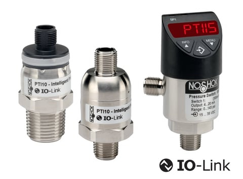 Noshok PTI10 & PTII5 Intelligent Pressure Transmitters with IO-Link