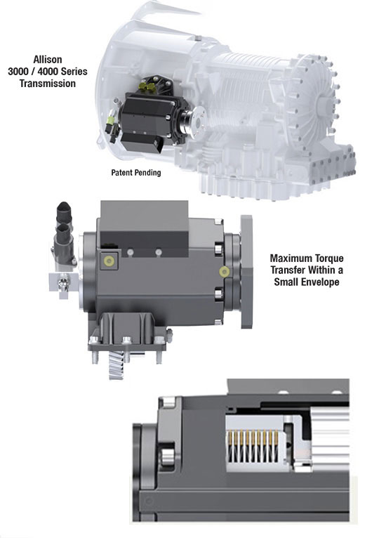 Logan PTO Clutches for Allison 3000 and 4000 Series Transmissions deliver higher continuous-duty capacity and longer service life for vocational truck applications.