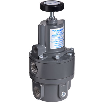 The Type 7500V Vacuum Regulator is engineered for high-flow systems.