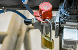 Pneumatic safety valves with lockout devices ensure that valves cannot be inadvertently opened while workers are servicing the equipment.