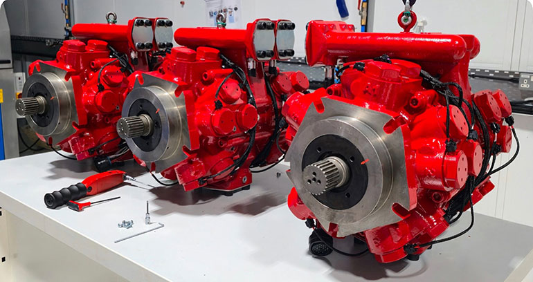 Danfoss' DDP1X0D, a Digital Displacement hydraulic pump/motor with multiple independently controlled outlets