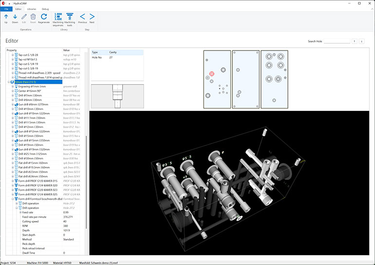hydrocam addresses the challenge of intricate internal features of manifolds.