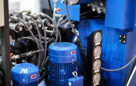 Industrial hydraulic systems require fundamental troubleshooting skills, and access to a variety of measurement tools to gauge system health. Image courtesy AdobeStock