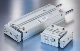 AutomationDirect adds guided cylinders and pneumatic silencers